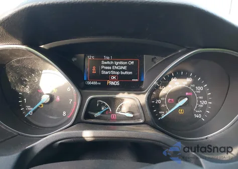 2017 Ford Focus Titanium из США, поврежденный, VIN 1FADP3J28HL207668